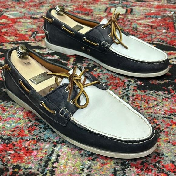 VGUC Rancourt & Co x Polo Ralph Lauren Boat Shoe Spectator Moc Maine USA 13 D main image 7
